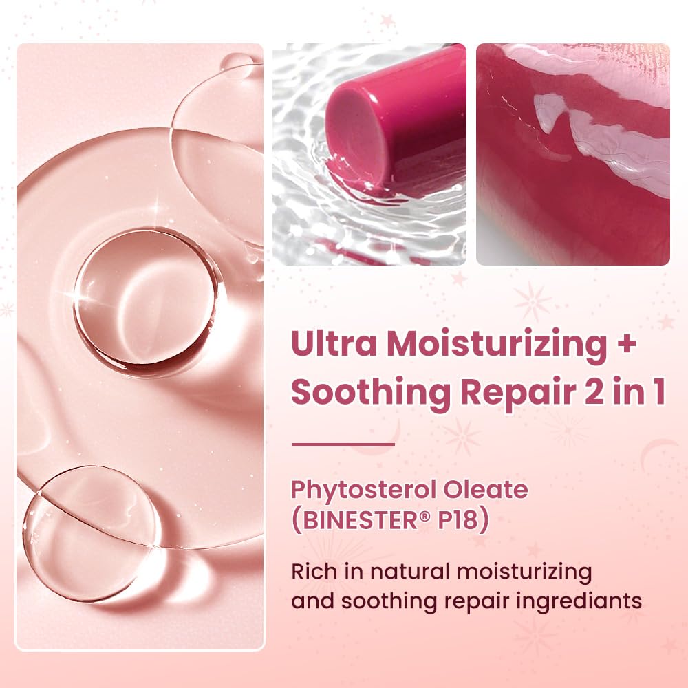 CATKIN Glossy Lip Balm Ultra Hydating Glow Lip Tinted Jelly Plump Melting Balm Shea Butter Repair Soothing For Dry Lips Dewy Finished 0.12 oz C05 SUNFLOWER