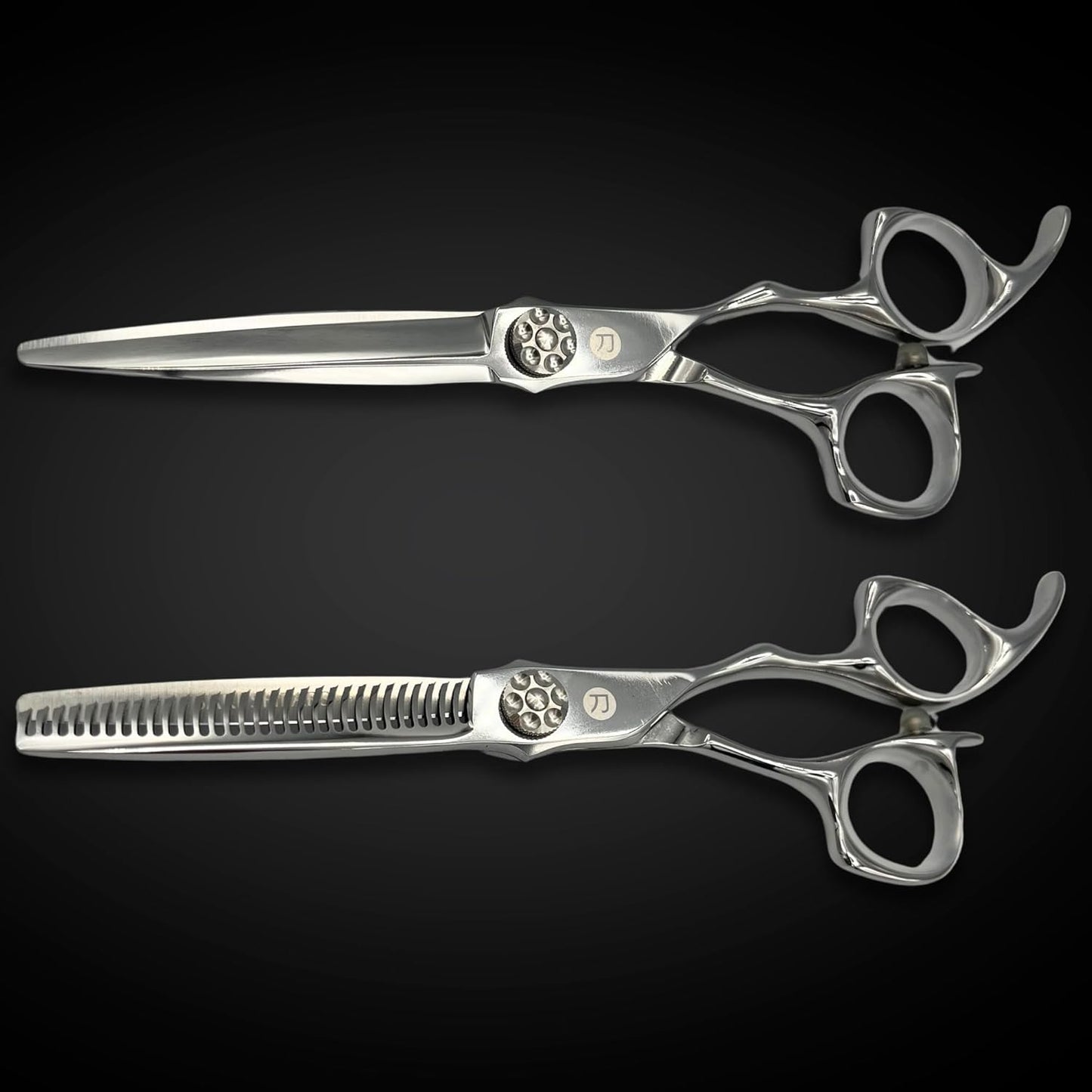 Saki Shears Grand Master 6" Set of Hair Cutting and Thinning Scissors - VG10 Japanese Steel - For Professional Hair Cutting