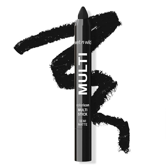 wet n wild Color Icon Cream Eyeliner Eyeshadow Multi-Stick, Moisturizing, Nourishing Velvety Cream-to-Powder Buildable & Blendable Formula, Cruelty-Free & Vegan - Nocturnal Behavior