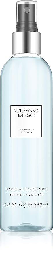 Vera Wang Embrace Body Mist Spray for Women, Green Tea & Pear Blossom, 8 Fluid Oz with Periwinkle and Iris Scent, 8 Ounce Body Mist Spray Passionate
