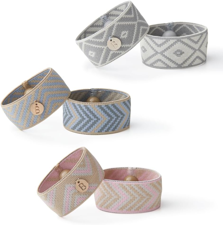 Blisslets Acupressure Relief Band - Cartagena Collection - Parentage (Multi-Colored, Large - 6 3/4" - 7 1/2")