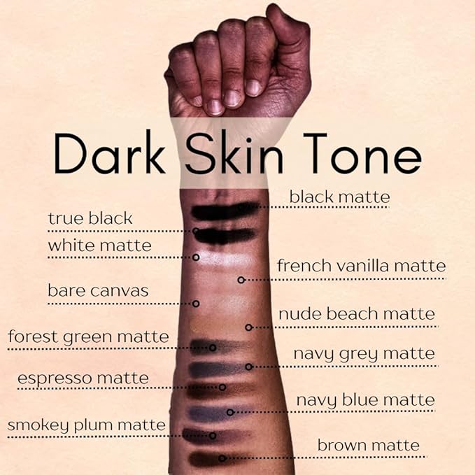 Navy Blue Grey Gray Silver Matte Opaque Vegan Pressed Powder Single Eyeshadow; Talc, Paraben & Cruelty Free