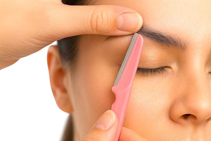 Face Razors for Women – Eyebrow & Facial Hair Removal, Shaver, Gentle Facial Hair Remover, Dermaplaning Tool, Women’s Face Shaver, Eyebrow Trimmer, Disposable Razor