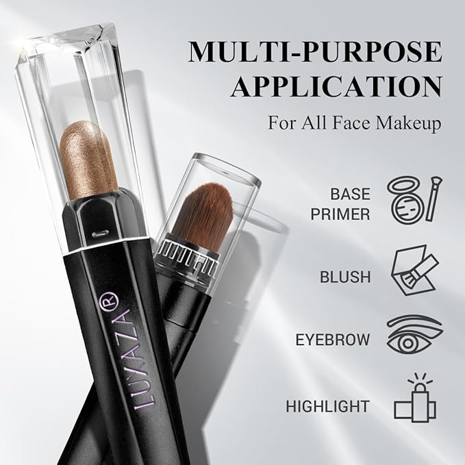 Neutral Eyeshadow Stick Makeup Set, Metallic Shimmer Matte Cream Eye Shadow Eyeliner Brightener Pencil Crayon - Classic 6PCS A002