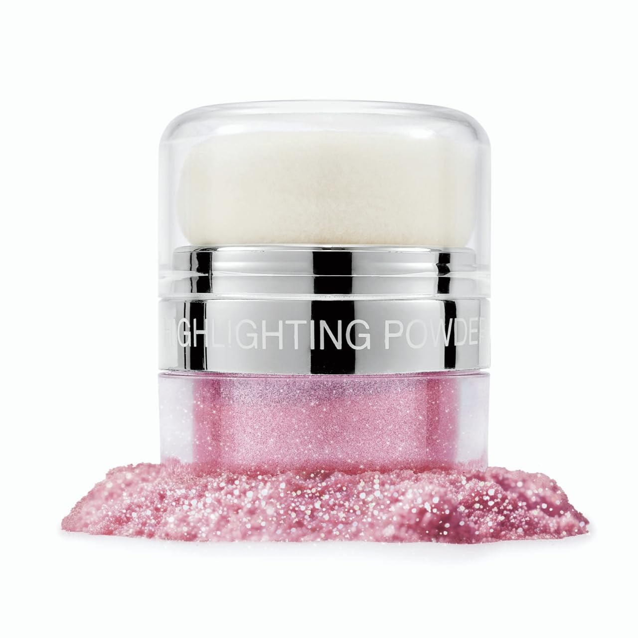 Glitter Air Cushion Highlighter Powder - 3D Contour & Brighten Face, Eyes, Body, Hair | Pearlescent Patting Powder Create a Shimmering Look | Easy-Use & Perfect for Daily & Special Occasions