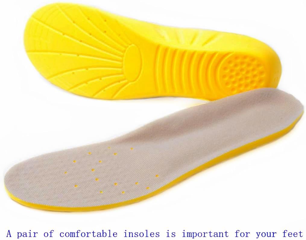 Shoe Insoles, Memory Foam Insoles, Providing Excellent Shock Absorption and Cushioning for Feet Relief, Comfortable Insoles for Men and Women for Everyday Use, L [US M: 9.5-12.5/W: 10.5-13.5]