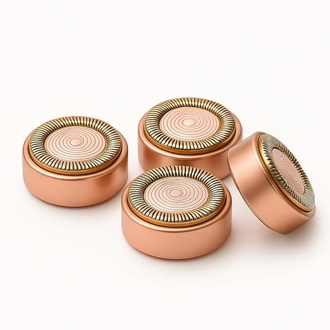 Gen 2 Replacement Heads for Flawless Facial Hair Remover, Used Finishing Touch Flawless Hair Removal, 4 PCS per pack