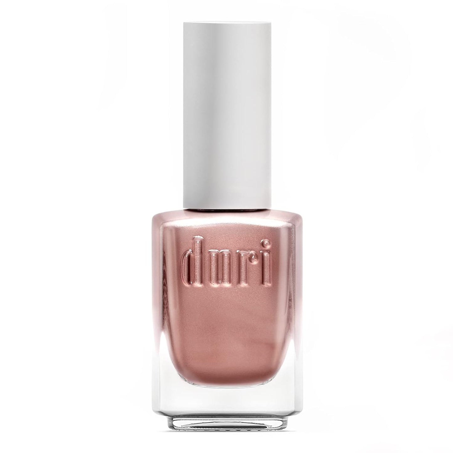 duri Nail Polish, 539 Path Of Light, Rose Gold Metalic, Semi Sheer Coverage, Glossy Finish, Fast Drying, Vegan, Gluten Free, 0.45 Fl Oz