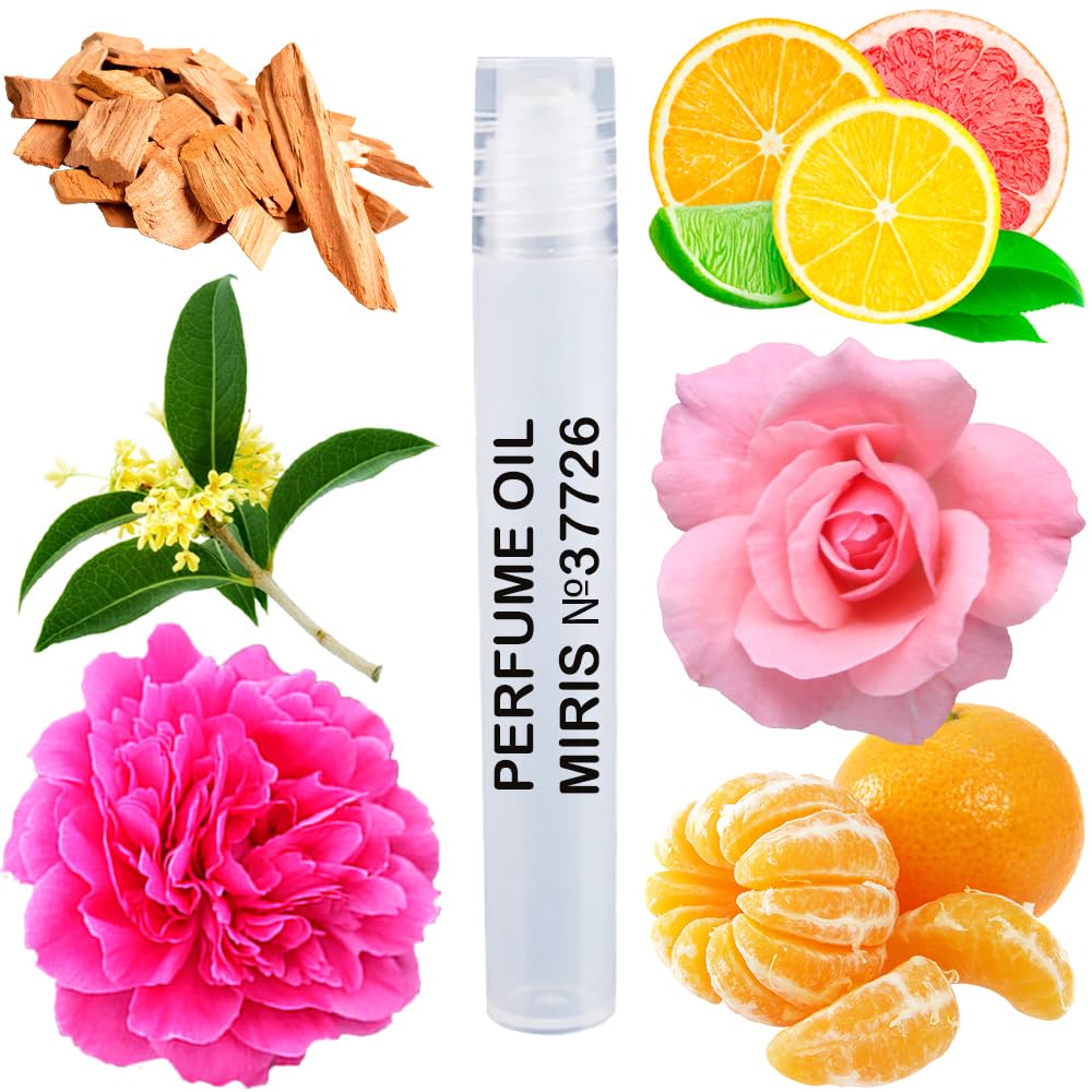 MIRIS Perfume Oil No. 37726, Inspired by Flr by Gc, Long-Lasting Women Roll-On, Rollerball 0.34 Fl Oz / 10 ml