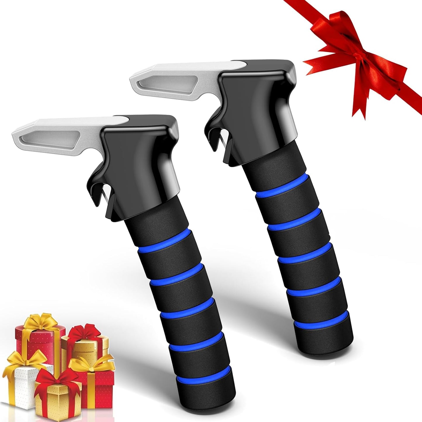 SYMYNELEC Car Door Handle for Elderly: Non-Slip Grip and Sturdy Assist Support - Fits Most Vehicles for Easy Getting in and Out of Car - Helpful for Seniors Handicapped Pregnant Women Children 2Packs