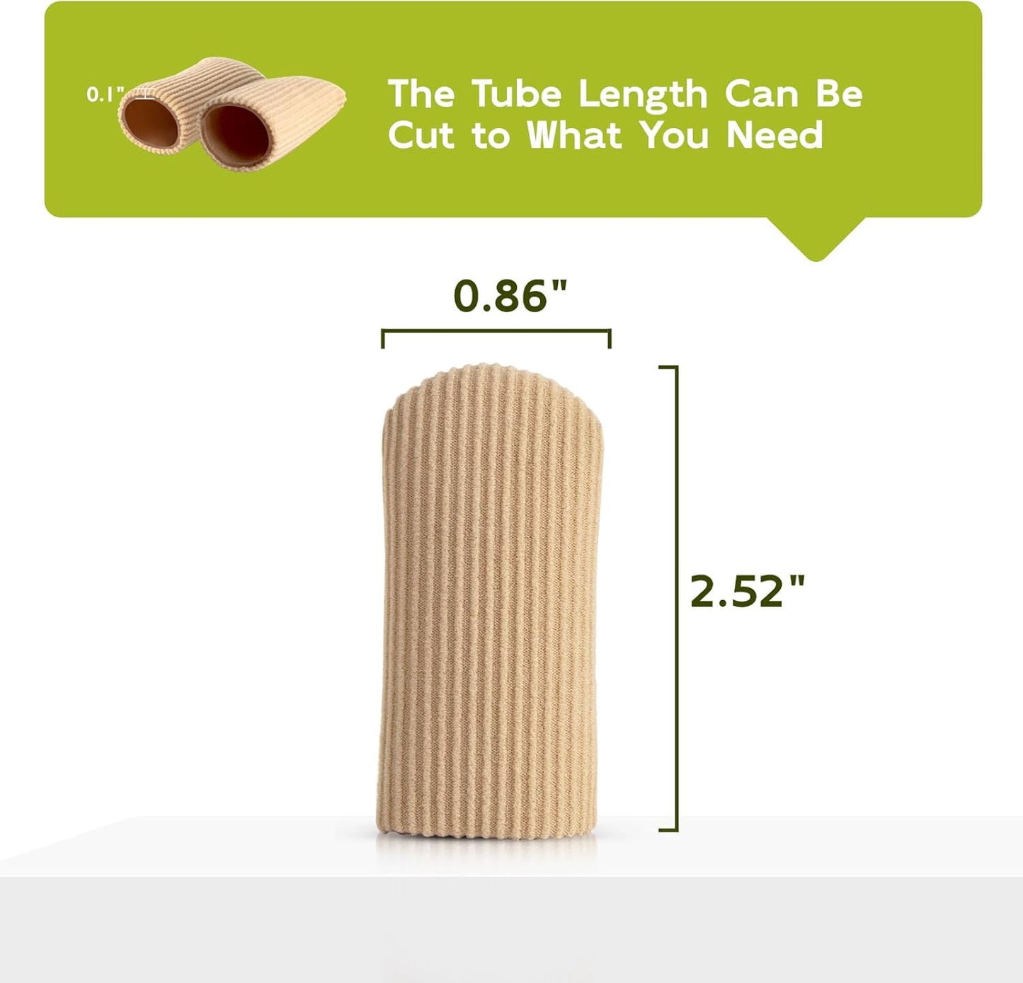 Bukihome 8 PCS Toe Protectors, Silicone Toe Caps Closed Toe Surface Fabric Sleeve Protectors, Prevent Pain Relief for Corns, Blisters and Ingrown Toenails (8PCS Large Size)[Upgrade]