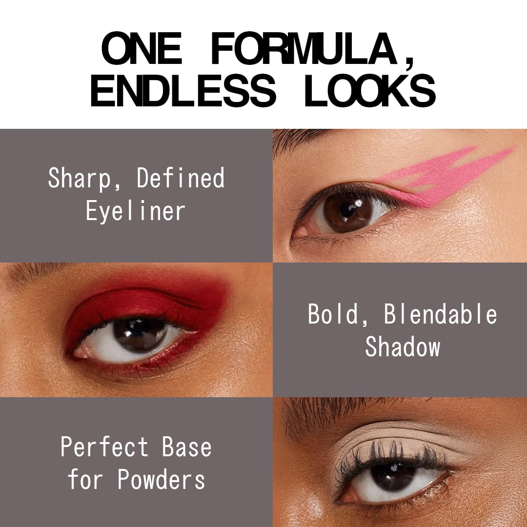 about-face Matte Fluid Eye Paint Hidden Garden – High-Pigment Liquid Eyeshadow, Long-Lasting, No-Budge Matte Finish, Vegan & Cruelty-Free (Deep Greige)