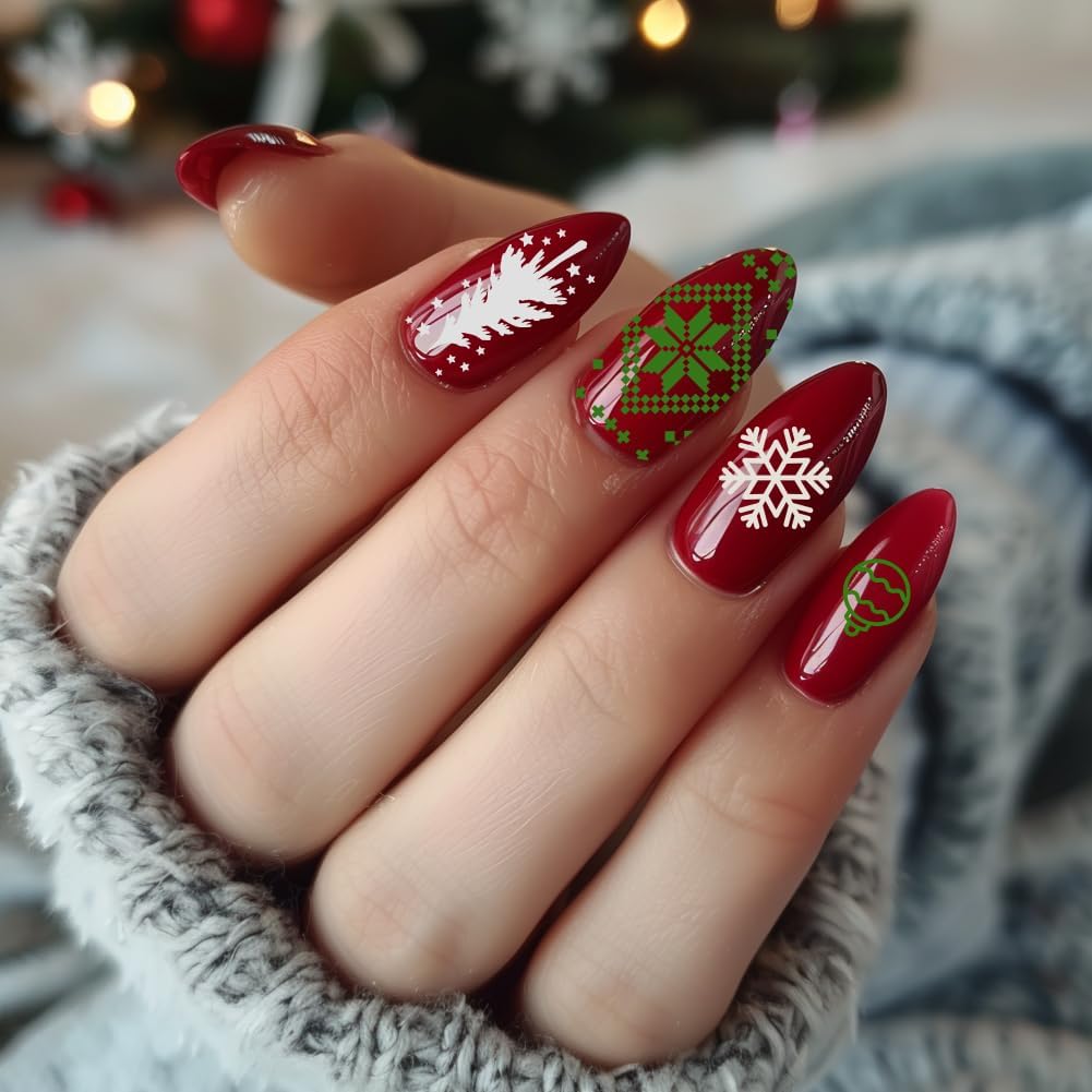 3Pcs Holiday Nail Stamping Plate Set Seasonal Halloween Christmas Nail Stamp Templates Valentine St. Patrick's Day Metal Reusable Tools with Stamper Scraper for Manicure Printing