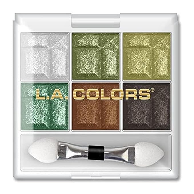 L.A. COLORS 6 Color Eyeshadow, Charming CES462
