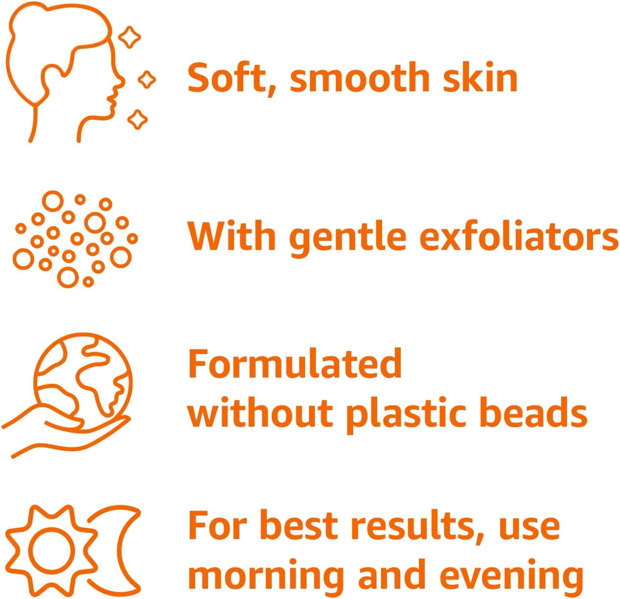 Amazon Basics Replenishing Cleanser Exfoliating Face Wash, Unscented, 6.78 fl oz (Pack of 1)