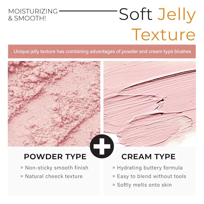 A'PIEU Juicy-Pang Jelly Blusher [RD01] (0.17 oz) - Soft Touch Cheek Color with Creamy Powdery Texture for Natural Dewy-Finish, No Fall-Out.