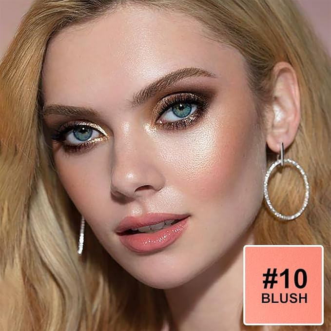 Blush Stick, Multi-use Blush Stick for Cheeks, Eyes, Lips, Silky Creamy Face Stick for Old Women & Mature Skin, Blendable and Buildable Color, Long Lasting Waterproof Non-greasy Formula (#10, Blush)