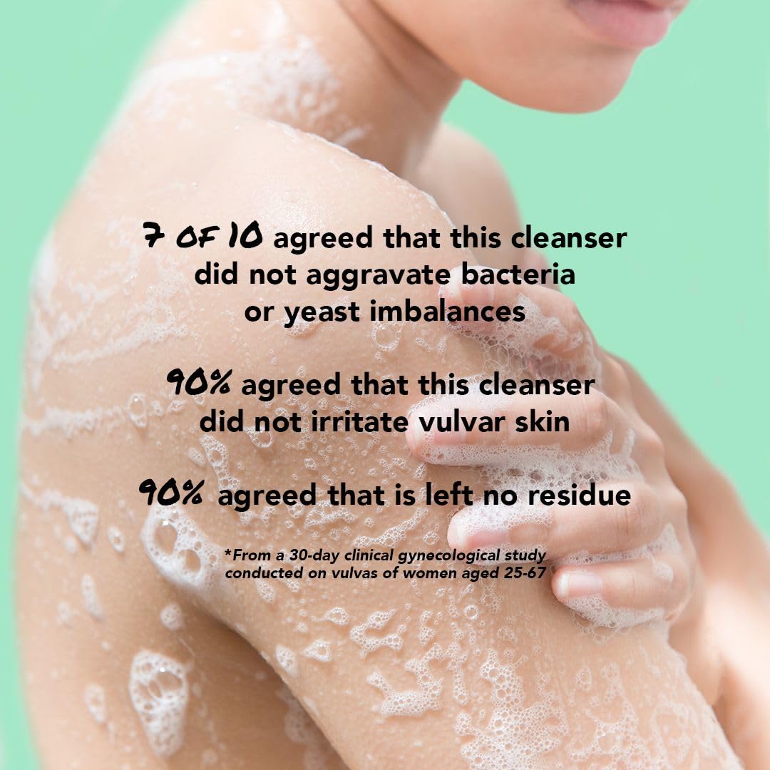 SweetSpot Labs Microbiome Balancing Feminine Wash, Clean, Gynecologist Tested & Approved, pH Balanced Body Wash, Unscented & Sulfate Free, 8 oz