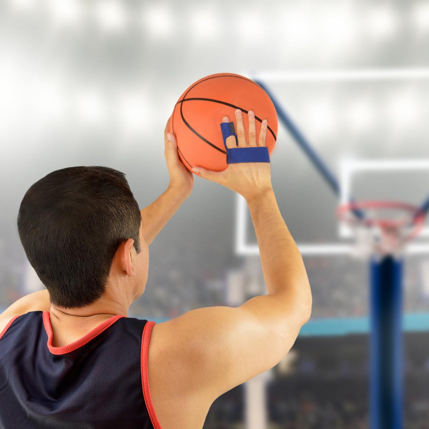 Finger Braces, Trigger Finger Splints for Straightening, Mallet Finger and Broken Finger, Finger Straighteners Provide Support and Relieve Pain - Blue