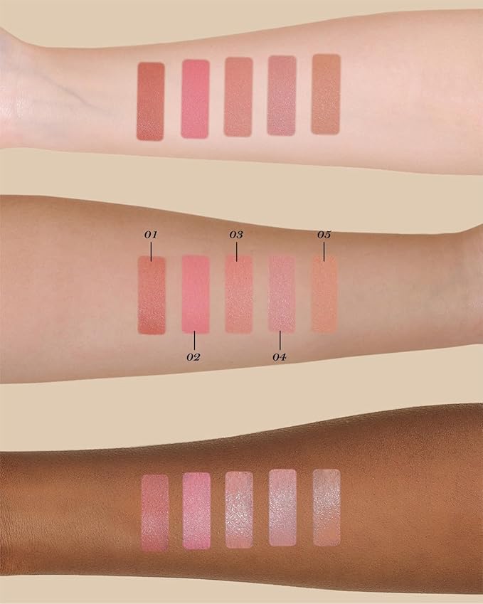 Flower Knows Little Angel Cream Blush,Buildable & Blendable Makeup Blush for cheeks,Soft & Long-lasting,Pink Nude Flush for All Skin Tones(03 Paradise Poet,6g)