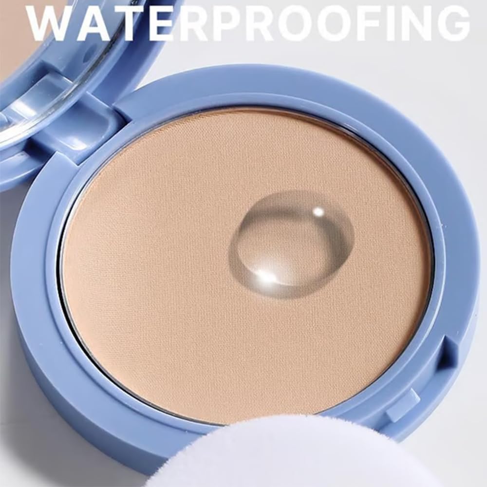 Beauty Powder Cake For Makeup Hold, Face Powder Waterproof Sets Makeup, Matte Perfection Pressed Powder, Long Wearing, Oil & Shine Control for All Skin Tones (#6, 1)
