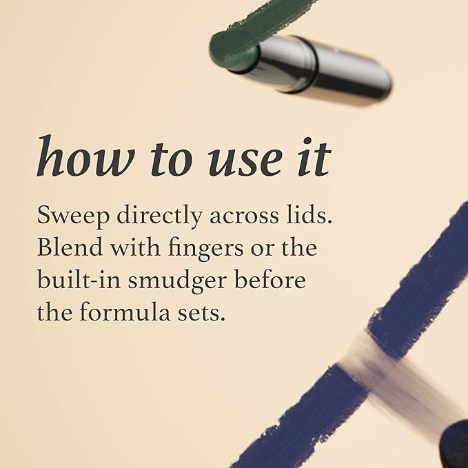 Julep Eyeshadow 101 Cream to Powder Waterproof Eyeshadow Stick, Khaki Green Shimmer