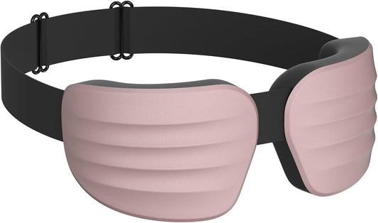 Sleep Mask for Side Sleeper Women Men, Eye Mask for Sleeping Light Blocking, Zero Eye Pressure 3D Sleeping, Pink