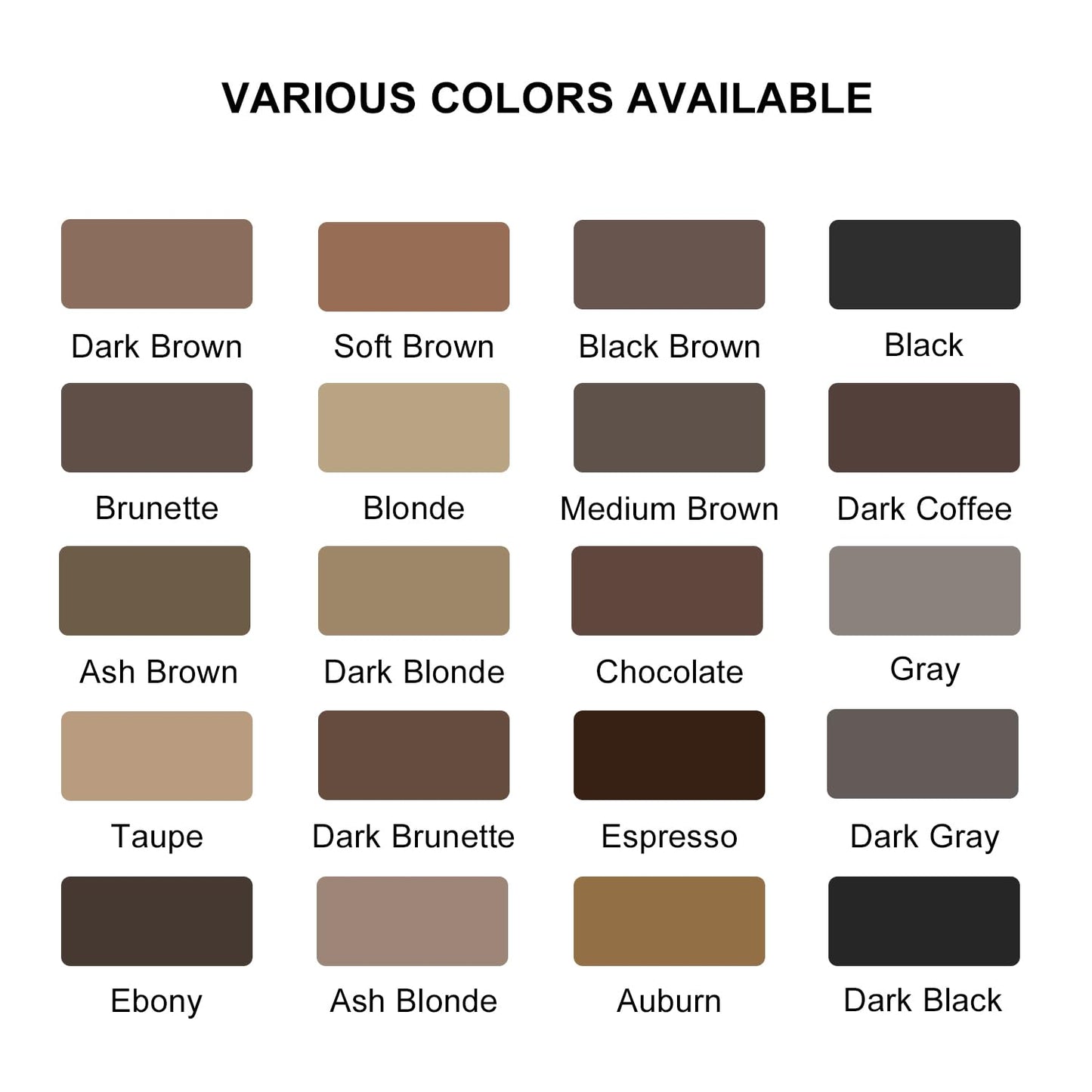 LAVONE Eyebrow Stamp Pencil Kit - Brow Stamp Trio with Waterproof Eyebrow Pencil, Eyeliner, Pomade, Dual-ended Brush - Grey