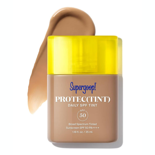 Supergoop! Protec(tint) Daily Skin Tint SPF 50 - 32N - Light, Buildable Coverage for Immediately Smooth, Even-Looking Skin - Natural Finish