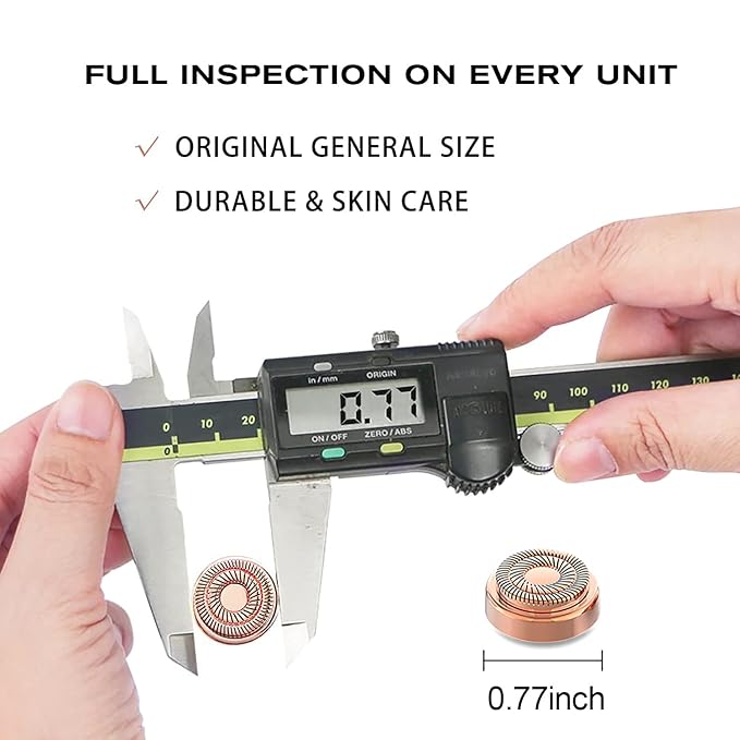 Replacement Heads for Flawless Facial Hair Remover, Replacement Blades for Finishing Touch Flawless Hair Removal Gen 2