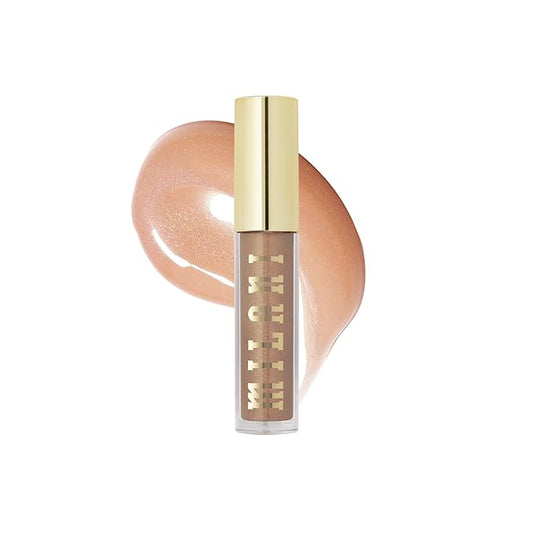Milani Lip Gloss, Keep It Full Nourishing Lip Plumper with Hyaluronic Acid & Peptides for Soft, Fuller-Looking Lips (0.13 Fl. Oz.) Nude Shimmer