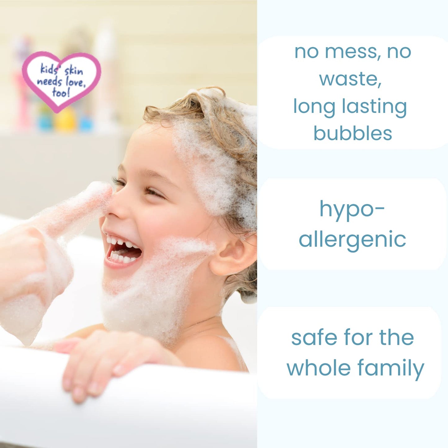 TruKid Bubble Podz Bubble Bath for Kids, Toddlers, & Babies, Tear Free Gentle & Refreshing Bath Bomb for Sensitive Skin with Natural Moisturizers, Non-Toxic, pH Balanced, Bubble Gum Scent (60 Podz)