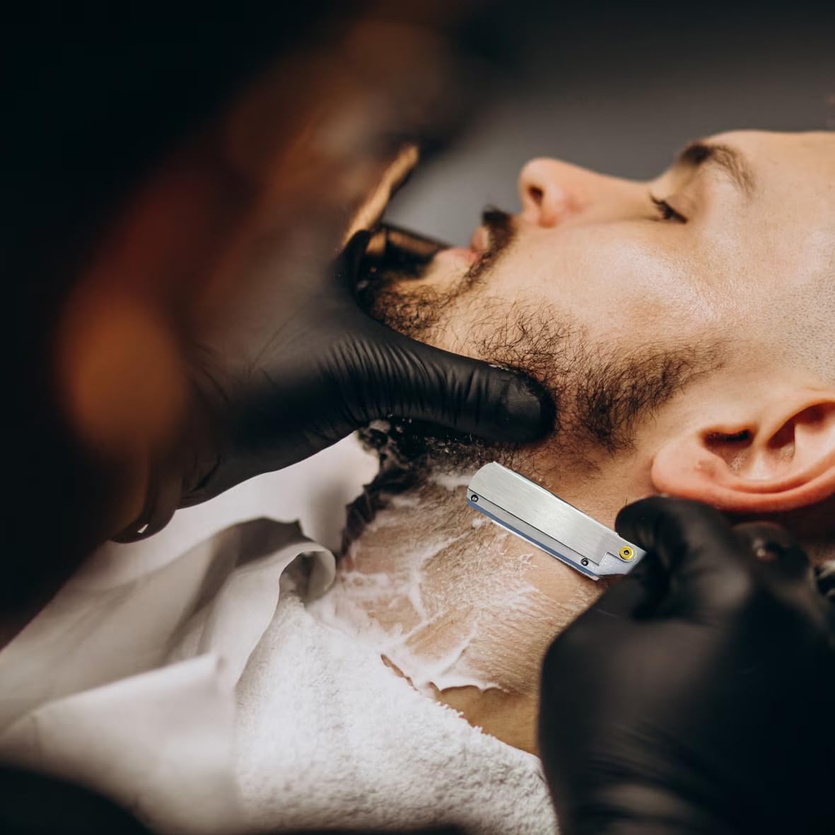 Professional Barber Scissors Hair Cutting Shears Kit, Thinning Shears for Hair Cutting, Haircut Scissors Wig Trimming Texturize Shears Kit for Women Men