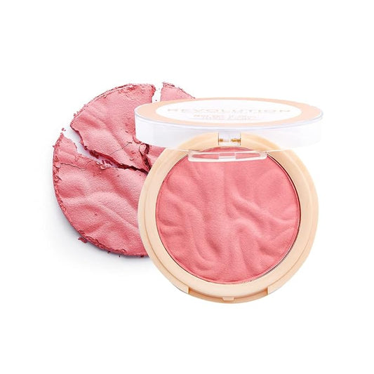 Revolution, Blusher Reloaded, Pressed Powder Face Blusher, Highly Pigmented & Long-Lasting Formula, Ballerina, 0.26 oz