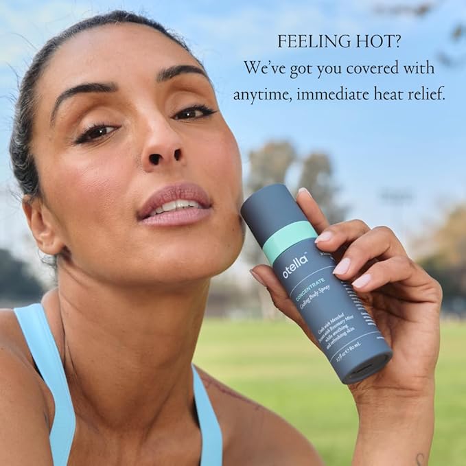 Cooling Body Spray with Menthol and Aromatherapy Rosemary Mint Scent to help you Concentrate, 2.7 oz. | Anytime Immediate Heat Relief | TSA Approved | Gluten Free | Vegan | Paraben Free