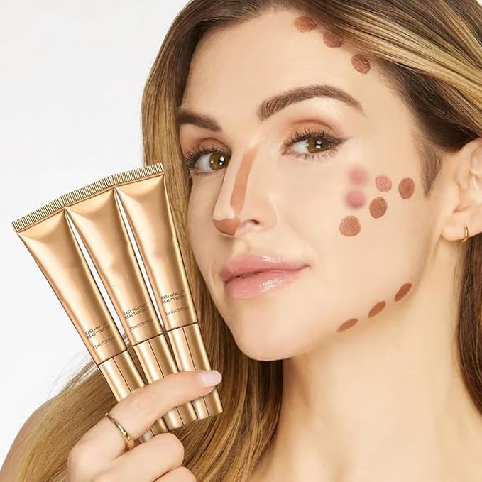 Summaryas Contour Wand & Blush Wands Duo - Blushs, Liquid Blush Wand for Women (Contour wand, 15ml-01)