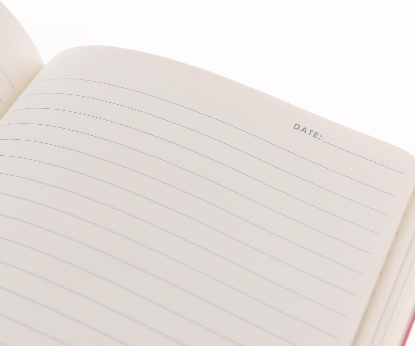 Graphique Rose Vegan Leather Journal, Diary Notebook for Writing, 192 Lined Pages, La Petite Press Collection, 6” x 8”