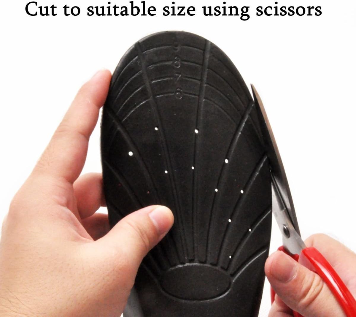 Shoe Insoles, Memory Foam Insoles, Providing Excellent Shock Absorption and Cushioning for Feet Relief, Comfortable Insoles for Men and Women for Everyday Use, L [US M: 9.5-12.5/W: 10.5-13.5]