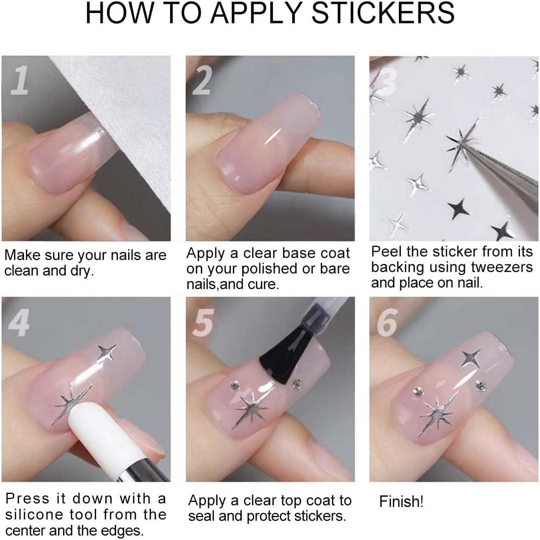 Summer Beach Nail Stickers Golden Sandy Shores Nail Decals with Good Trim Gold Seashell Starfish Stickers for Nails Designs 3D Self Adhesive Nail Art Supplies & Decorations for Women 1 Sheet