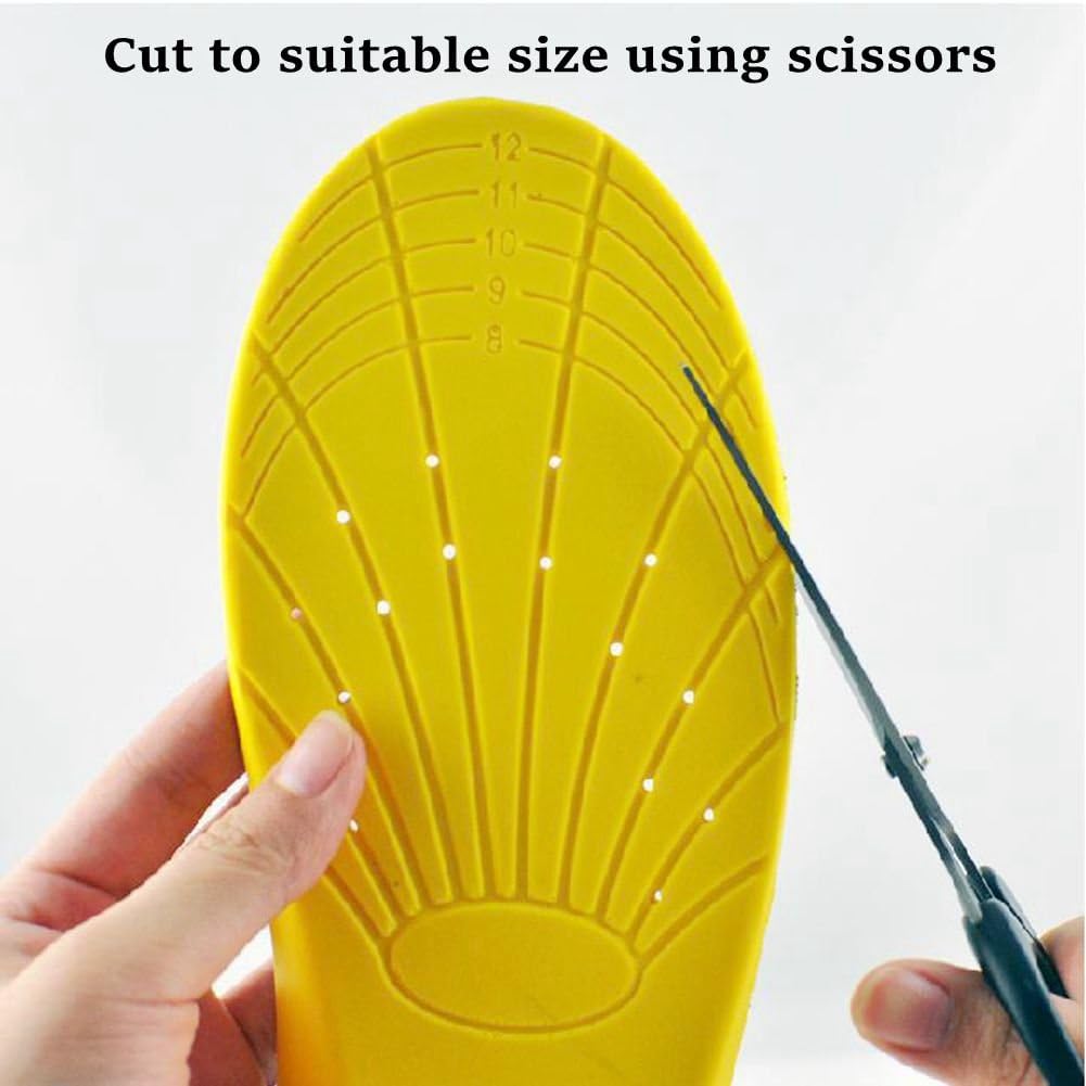 Shoe Insoles, Memory Foam Insoles, Providing Excellent Shock Absorption and Cushioning for Feet Relief, Comfortable Insoles for Men and Women for Everyday Use, M [US M: 6.5-9/W: 7.5-10]