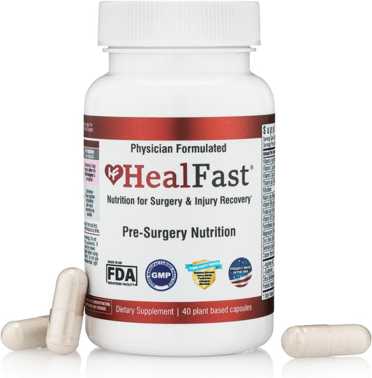 Surgery & Injury Recovery Supplement (Pre-Op): Quercetin, Probiotics Supplement for Wound, Liposuction, Tummy Tuck, and BBL Post Surgery Supplies