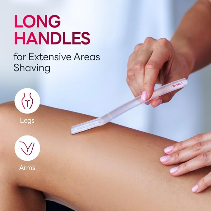 Dermaplane Razor for Women, Dermaplaning Tool - Face Razors for Women and Men, Eyebrow Trimmer and Facial Hair Removal Shaver, Gentle Exfoliation Blades Epilator for Men (6 Count)