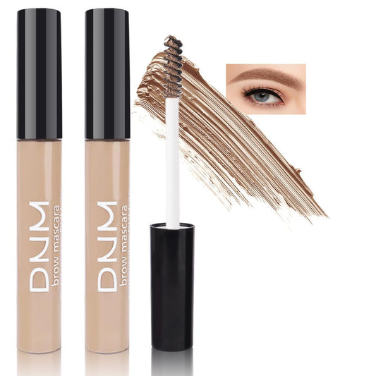 Kaely 2Pcs Eyebrow Gel Waterproof,Longwear Tinted Eye Brow Mascara,Eyebrow Color Makeup kit,maquillaje gel para cejas a prueba de agua,Long Lasting Eyebrows Vegan cosmetics,01 Blonde