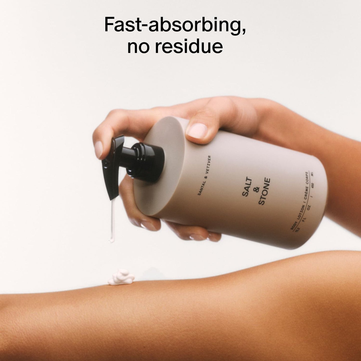 Salt & Stone Body Lotion for Women & Men| Scented Daily Body Lotion | Hydrates, Nourishes & Softens Skin | Restores Dry Skin | Fast-Absorbing | Cruelty-Free & Vegan (450 ml) (Black Rose & Oud)