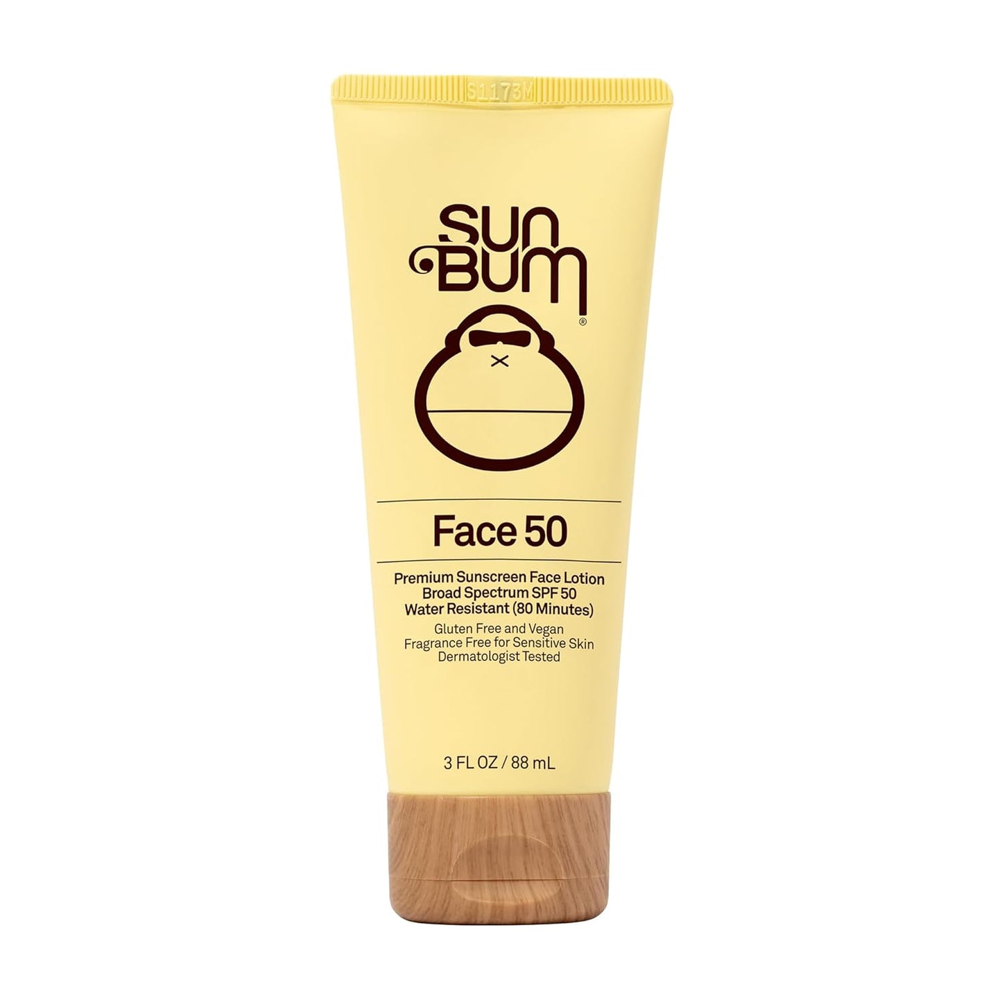 Sun Bum Original SPF 50 Sunscreen Face Lotion - Broad Spectrum Moisturizing Facial Sunscreen with Vitamin E -Fragrance Free - Travel Size - 3 oz