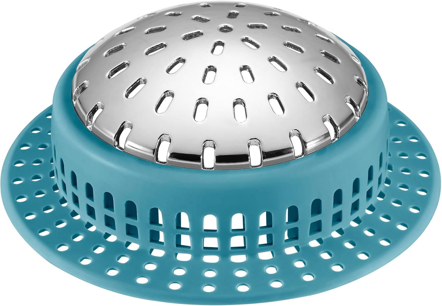 Shower Drain Hair Catcher, Shower Drain Cover, Bathtub Drain Hair Catcher for Pop-Up & Regular Drains