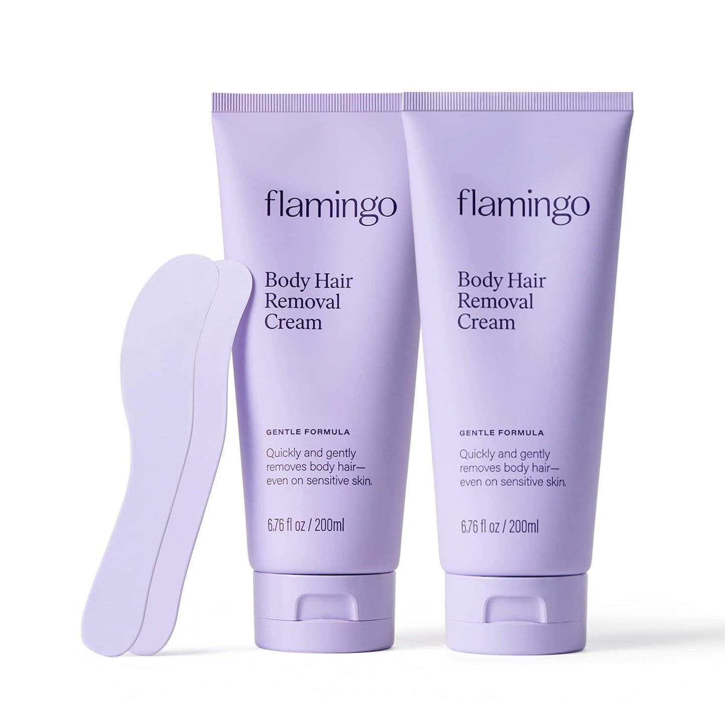 Flamingo Women's Body Hair Removal Cream - (2 Pack) 6.76 fl oz - Removes Hair from Legs, Arms, Underarms, Stomach, and Bikini Line