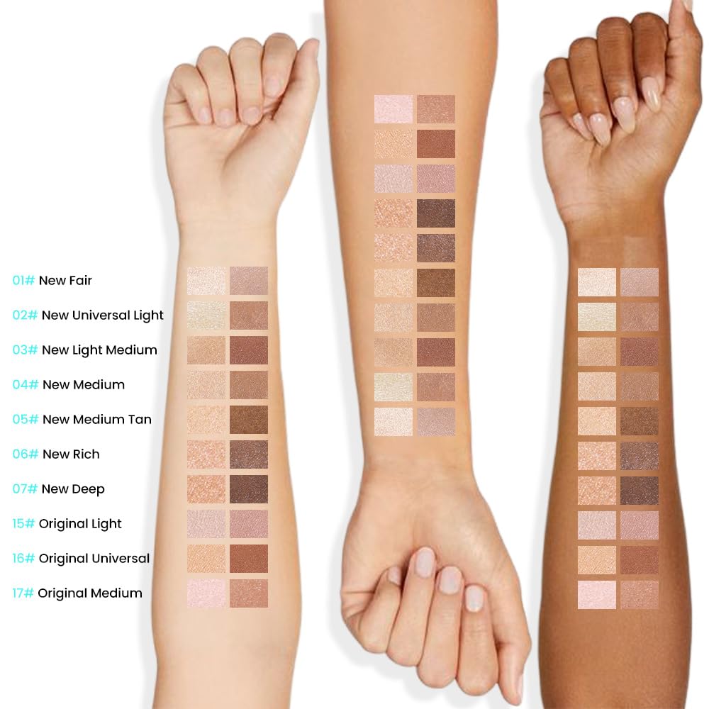 evpct 2in1 Face Shaping & Contouring Stick Cream Contour Concealer Bronzer Stick Makeup Kit for Beginner Face Highlighter Makeup Stick contorno maquillaje de maquillaje profesional,NEW Rich