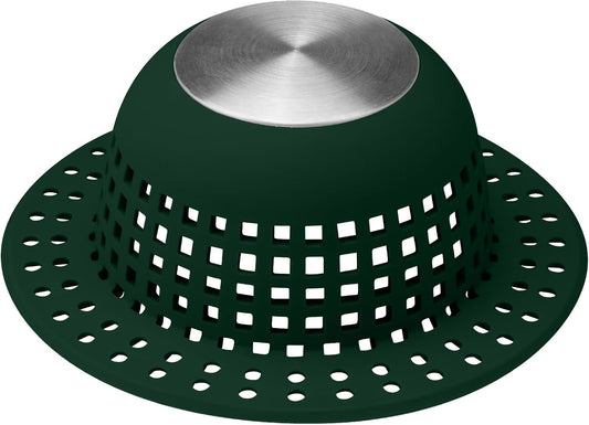 Shower Drain Hair Catcher, Bathtub Drain Cover Foldable Silicone Shower & Tub Protector for Pop-Up & Regular Drains