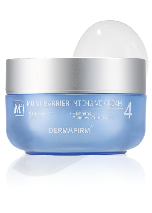 Dermafirm Moist Barrier Intensive Moisturizer Face Cream M4 | Korean Face Moisturizer Face Lotion for Hydration & Nourishment w/Ceramide, Peptide & Collagen | No Animal Trials No Paraben 1.69 fl oz